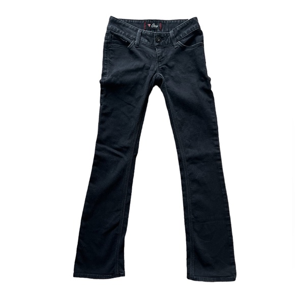 Vintage Black Low Rise Flare Guess Jeans - Picture 1 of 7